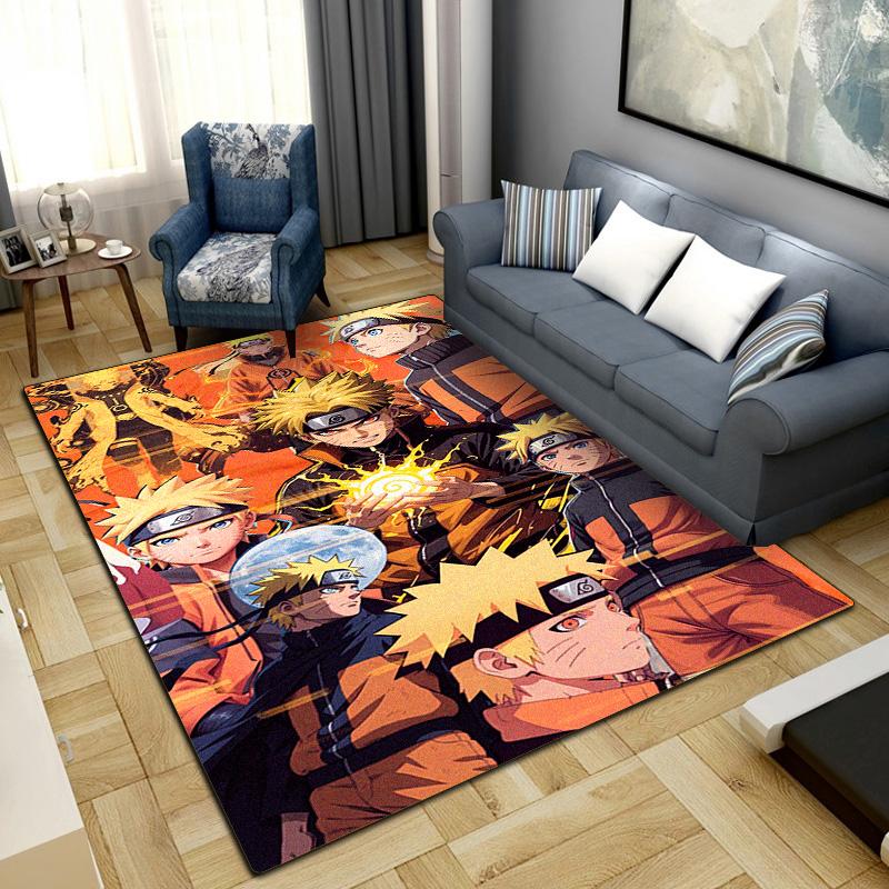Anime-Naruto Area Carpet for Living Room Bedroom Home Decor Cool Movie Mat Floor Mat -LXR49