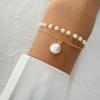 Vintage Simple Double Layer Pearl Bracelet