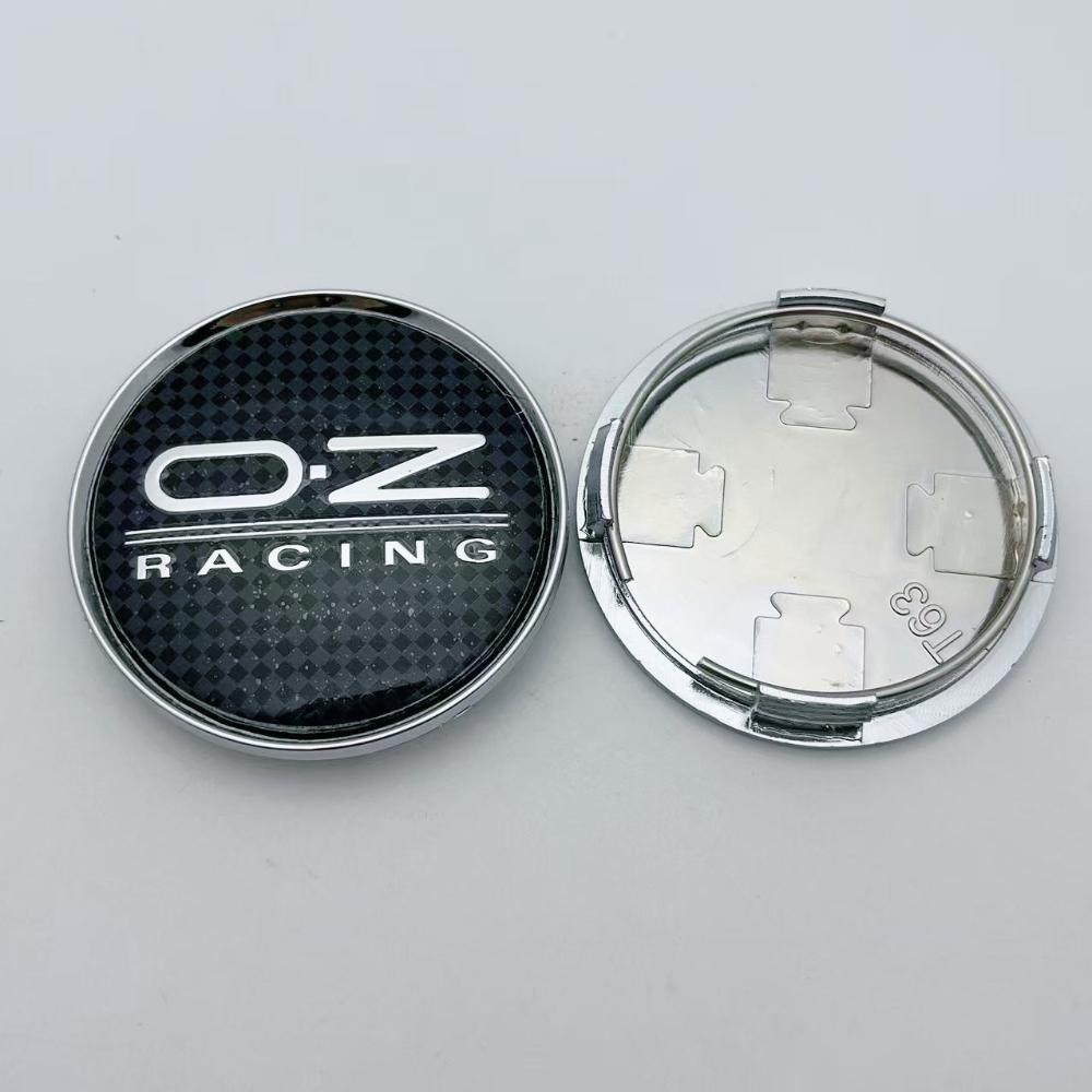 4pcs 63mm 58mm OZ O.Z Racing Logo Emblem Badge Car Wheel Center Cap Wheel Hubcap Rims Dust Cover M592 Car Styling Accessories