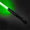 YDDSABER Lightsaber LED Blade Metal Hilt Force FX Sound Effects Equipped with Sensor Rechargeable Light Up Sword (Black Hilt Green Blade)