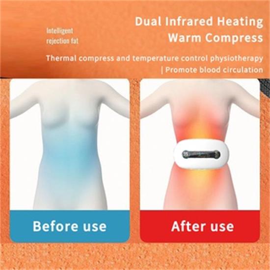 JINKAIRUI Массажер для живота, фитнес-оборудование, пояс, инфракрасный свет, горячий компресс, фитнес-массажер для талии