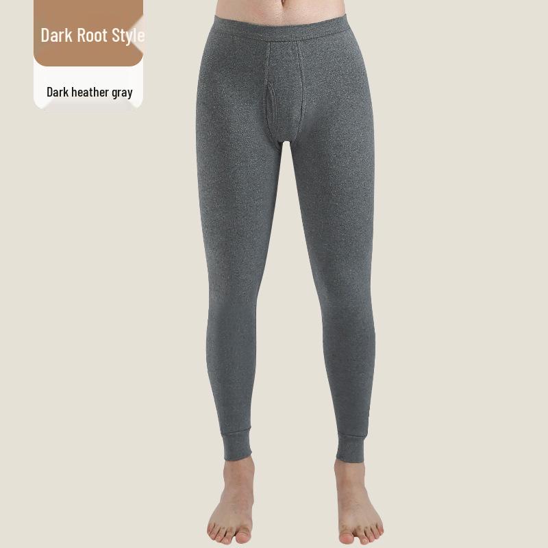 Langsha Мужские утягивающие брюки из хлопка и шерсти на осень/зиму