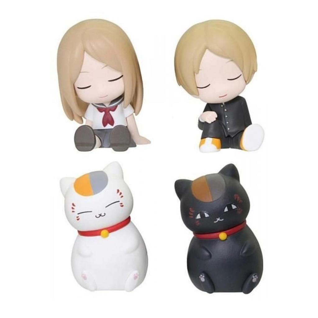 Takara Tomy Arts Shoulder Zun Fig. Natsume's Book of Friends Part 2 X Complete Set of 4 Gachapon Capsule Toys
