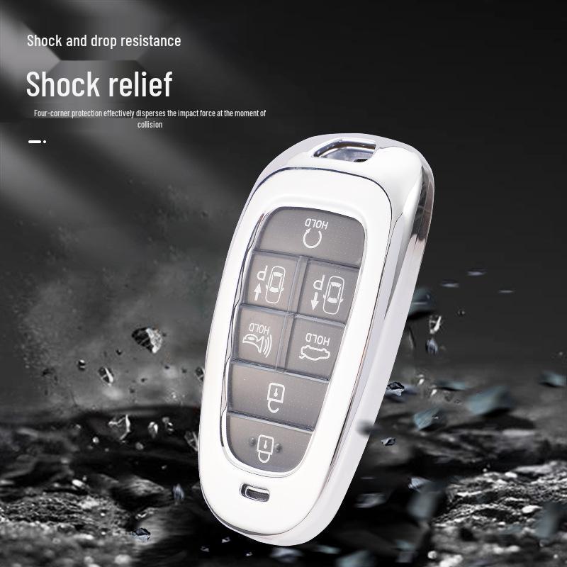 Прозрачный чехол для ключа для 2021 Hyundai Tucson L и Sonata