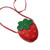 Infant Baby Kids Girls Bags Waist Bags Shoulder Bags Leather Cute Strawberry