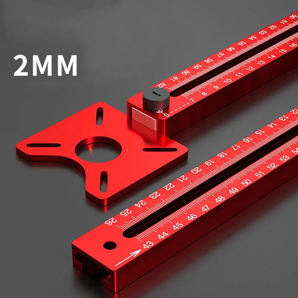 Circular Cutting Tool Milling Groove Bracket Red as Picture Aluminum Alloy Woodworking Tool Plastic Board Compatible