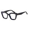 Reading Blue Light Filter Glasses Elegant Green Leopard Women'S Eyeglasses Presbyopia Magnifier Eyewear Square Thick Frames
