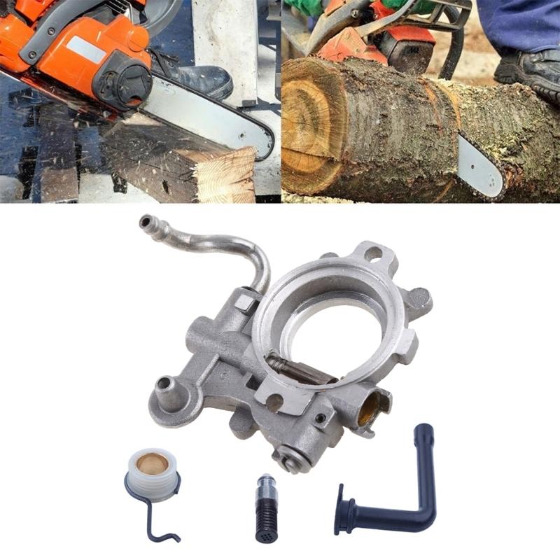 Масляный насос Масленка Комплект червячной шестерни Для 044 MS440 MS 440 Бензопила Шланг Линия Фильтр 1128 640 3205 Запасные части для замены