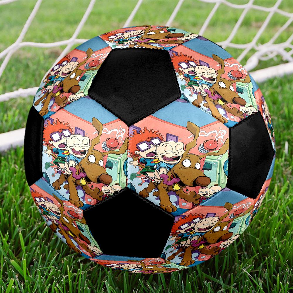 Rugrats Theme Size 5 Soccer Ball, Suitable for Both Indoor and Outdoor Matches, a Gift Suitable for Everyone.