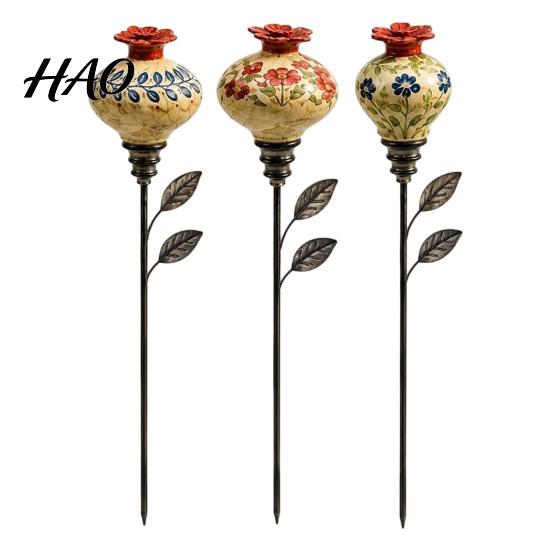 Unique Housewarming Presents for Gardeners Hummingbird Feeder Garden Stake, Vintage Resin Flower Decorative Feeder, Wild Bird Watching Gifts