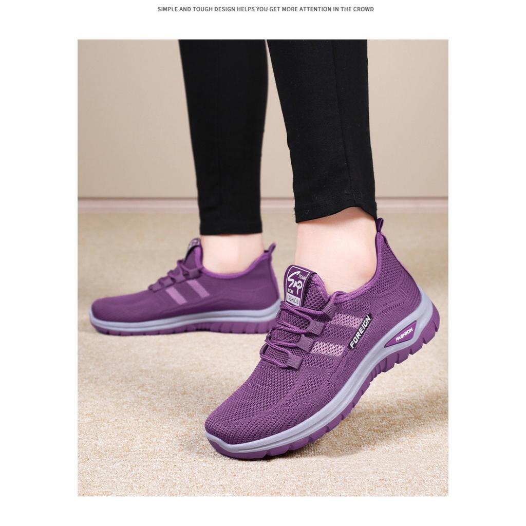 Women's Summer New Outdoor Breathable Mesh Shoes Fashion Casual Shoes Women's Shoes Low Cut Women's Sports Single Shoes