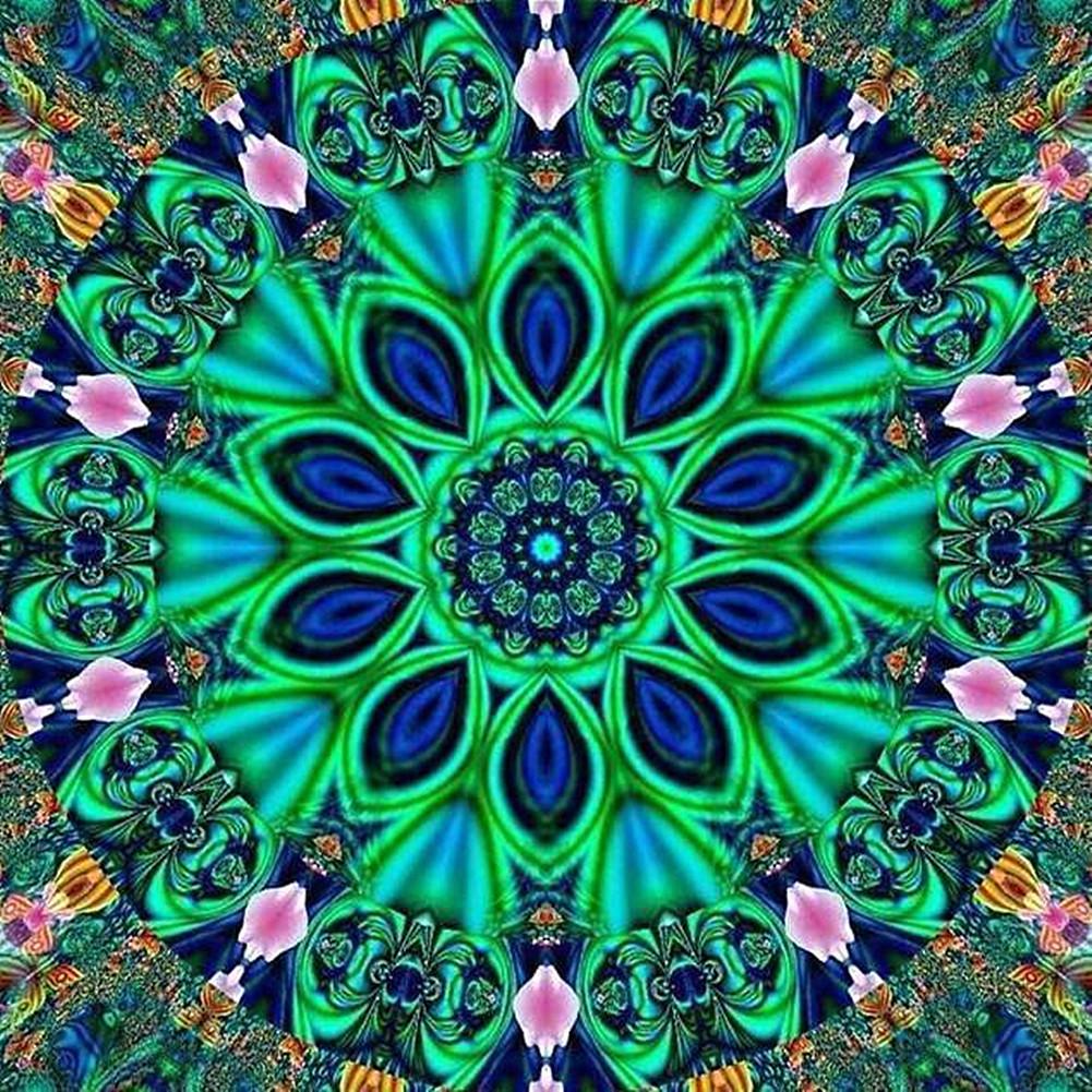 5D алмазная живопись, поделки, украшения для дома, настенная Мандала, цветок, декоративная картина, вышивка крестиком, полный комплект