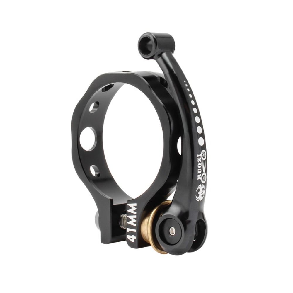 40/41mm Bike Seat Tube Clamp Aluminium Zinc Zinc Alloy Bicycle Saddle Clip Bike Seat Post Clamp MTB
