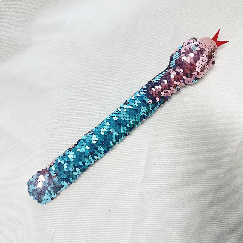 Браслет с пайетками и змеей, двусторонний, с хлопком, круг, игрушки, блестящий браслет для вечеринки по случаю рождения ребенка