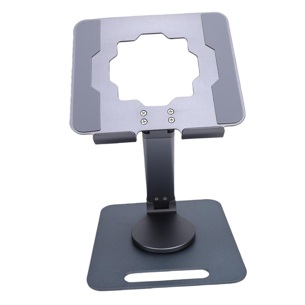 Подставка для планшета из алюминиевого сплава, вращающаяся, складная, регулируемая, настольный держатель для телефона/планшета, полая конструкция для отвода тепла для