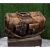 Мужская спортивная сумка, кожаная дорожная спортивная сумка, сумка для отдыха на ночь, спортивная сумка, рождественский подарок