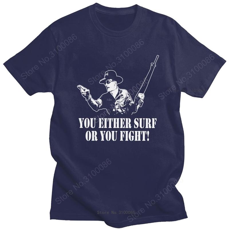 Fashion Apocalypse Now Tshirt Unisex Short Sleeved Summer Charlie Dont Surf Tee Tops Crew Neck Slim Fit Cotton T shirt Merchandise