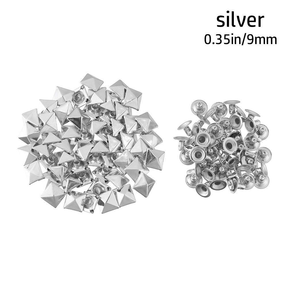 Обувь, декор сумки, аксессуары для одежды, фиксирующие шпильки в форме пирамиды, тканевые пуговицы, квадратные заклепки, металлические шипы