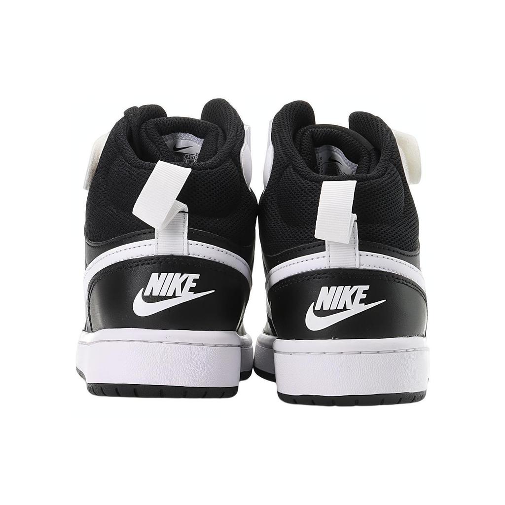 Nike Court Borough Mid 2 'Black White' GS CD7782-010