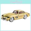 Металлическая модель автомобиля Mercedes 300sl Винтажная игрушка с инерционным механизмом для детей