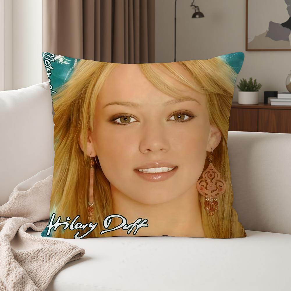 Наволочка H-Hilary Duff Luck Or Something Подходит для Спален Гостиных Автомобилей Домашнего Декора