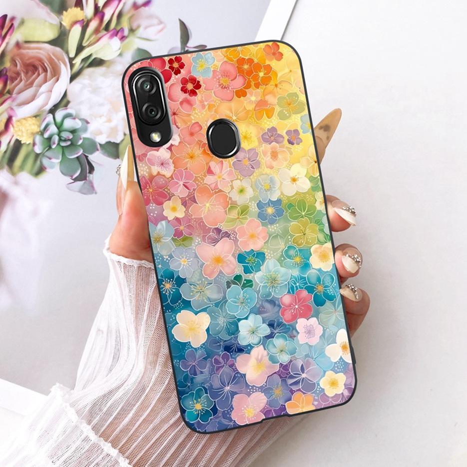 For ZTE Blade V10 Vita Case Luxury Flowers Butterfly Painted Cover Soft TPU Phone Case For ZTE Blade V10 2019 V10Vita Funda Bags