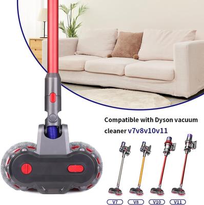 Насадка для чистки швабры для пылесоса Dyson V7 V8 V11 V10, электрическая насадка для швабры со съемным резервуаром для воды и 12 многоразовыми подушечками для швабры