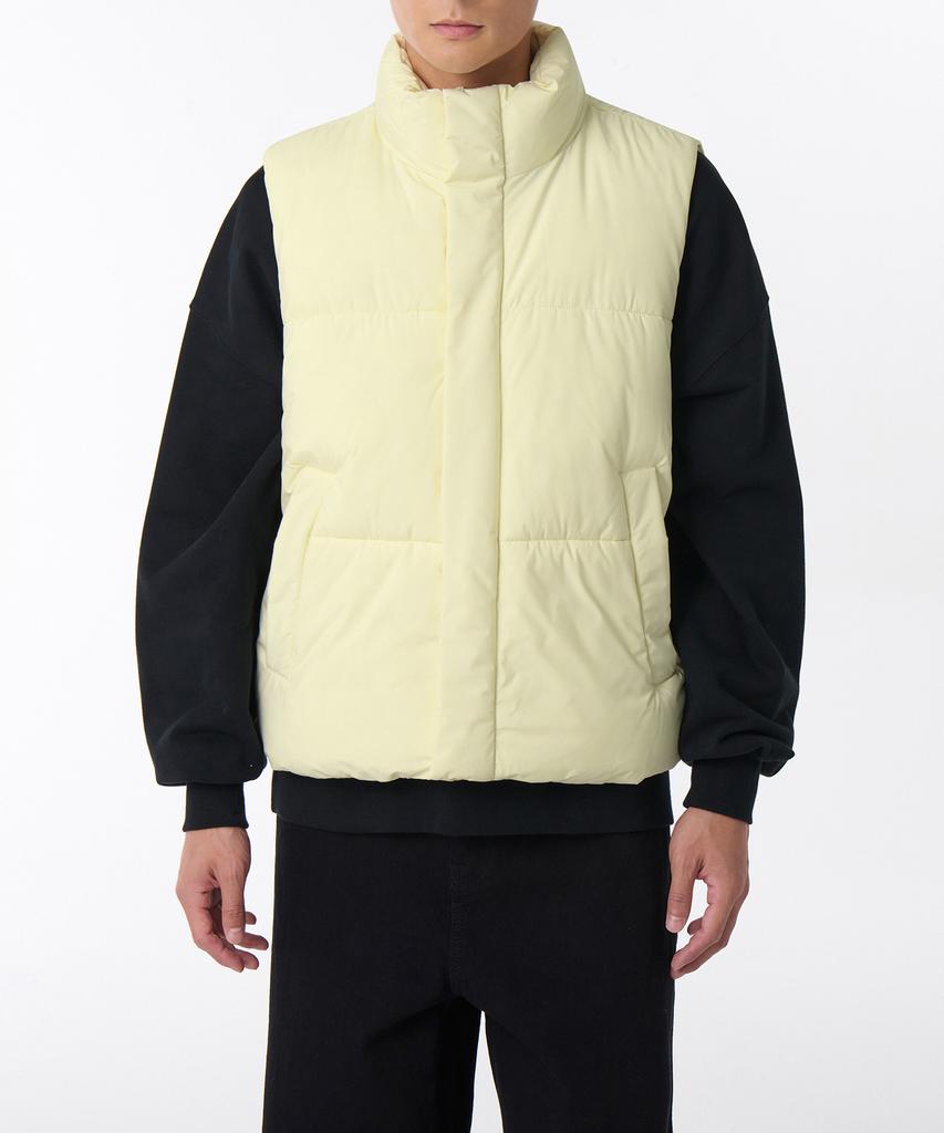 Musinsa Standard Daily Puffer Vest [Lemon]