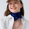 LOVE ME MONSTER Chic Silk Scarf_Royal Navy