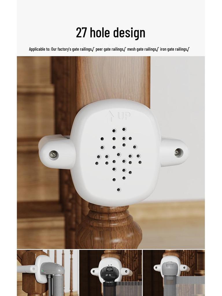 Custom Gate Accessories: Stair Handrail Base for Retractable and Iron Gates