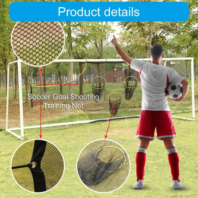 Soccer Net Football Scoring Training Net with Scoring Zones Practice Shots Soccer Targets Sheet Practice Targets Net