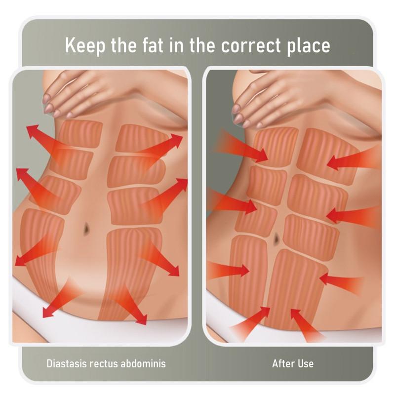 Умный EMS Тренажер для пресса Похудение Поддержка талии Вибрационный нагревающий массажер Пояс для похудения и формирования тела