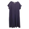 Nano&co Linen Blend French Sleeve Long Dress F Navy Blue Nano Universe Women Used