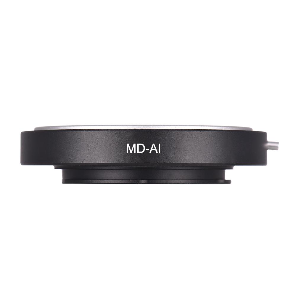 MD AI Lens Mount Adapter Ring with Corrective Lens for Minolta MD MC Mount Lens to Fit for Nikon AI F Mount Camera for