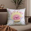 Custom Zanmang L-Loopy Throw Pillow Case Anti-dustmite Pillowcase Invisible zipper silky short plush Sofa cushion cover
