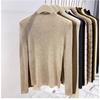 Fashion Semi-turtleneck Long Sleeved Women's Knitted Sweater Early Autumn New Slim Fit Pullover Tops Casual Simple Elegant Thin Inner Bottoming Shirt