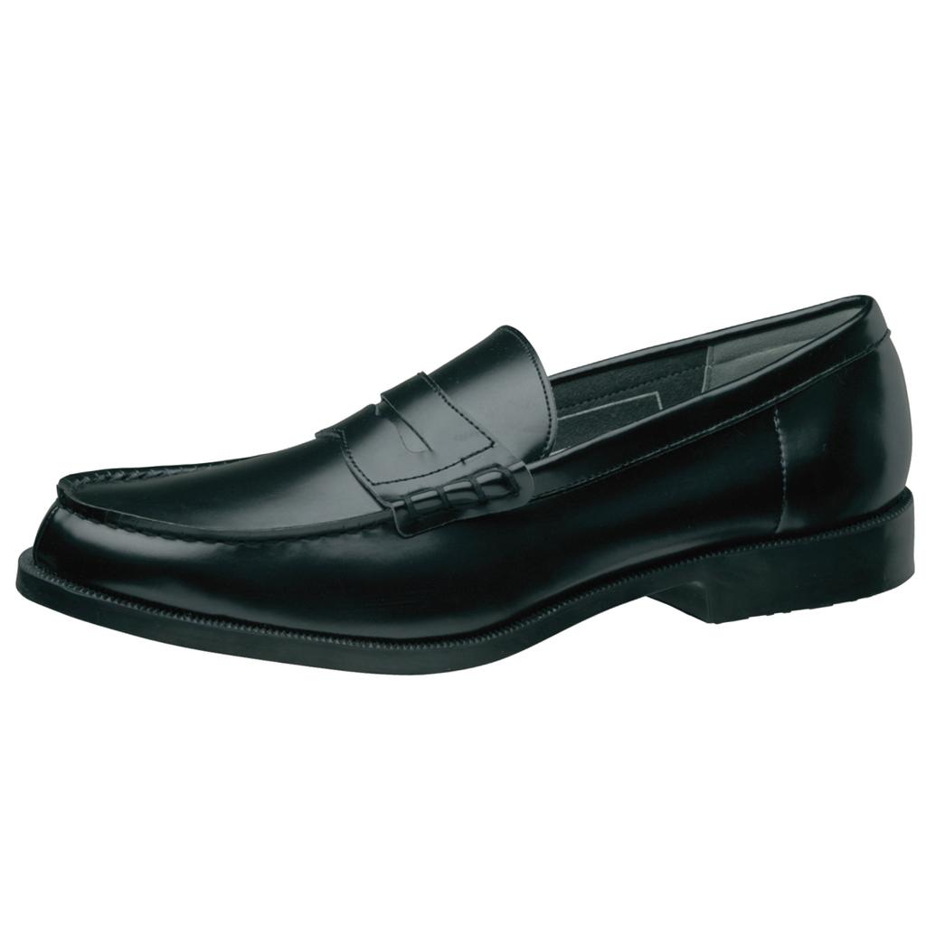 High Grip Loafer Work Shoes H950M Black [Midori Anzen] Men's 27.5cm