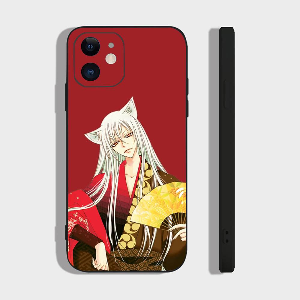 Чехол для телефона K-Kamisama Love Аниме для IPhone 17 Air 16 15 14 13 Pro Max 11 12 Черный Силиконовый Чехол