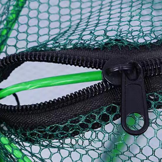 Foldable Fishing Trap Easy To Use Fishing Mesh Net with Steel Wire Portable Long-lasting Fishing Cage for Shrimp Crab Minnow