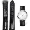 [Nywing] Ремешок для часов Omega Ремешок Omega 19 мм 20 мм 21 мм 22 мм D-застежка Натуральная кожа Аллигатор Patt...