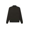 Fear of God Essentials FW22 Лонгслив Поло Женские топы Черно-серый Серо-черный FOG-FW22-386
