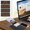 Зарядная станция QC 3.0 USB с ЖК-дисплеем, 6 портов USB, настольный интеллектуальный концентратор для быстрой зарядки, подставки для iPhone или планшетного ПК MAX