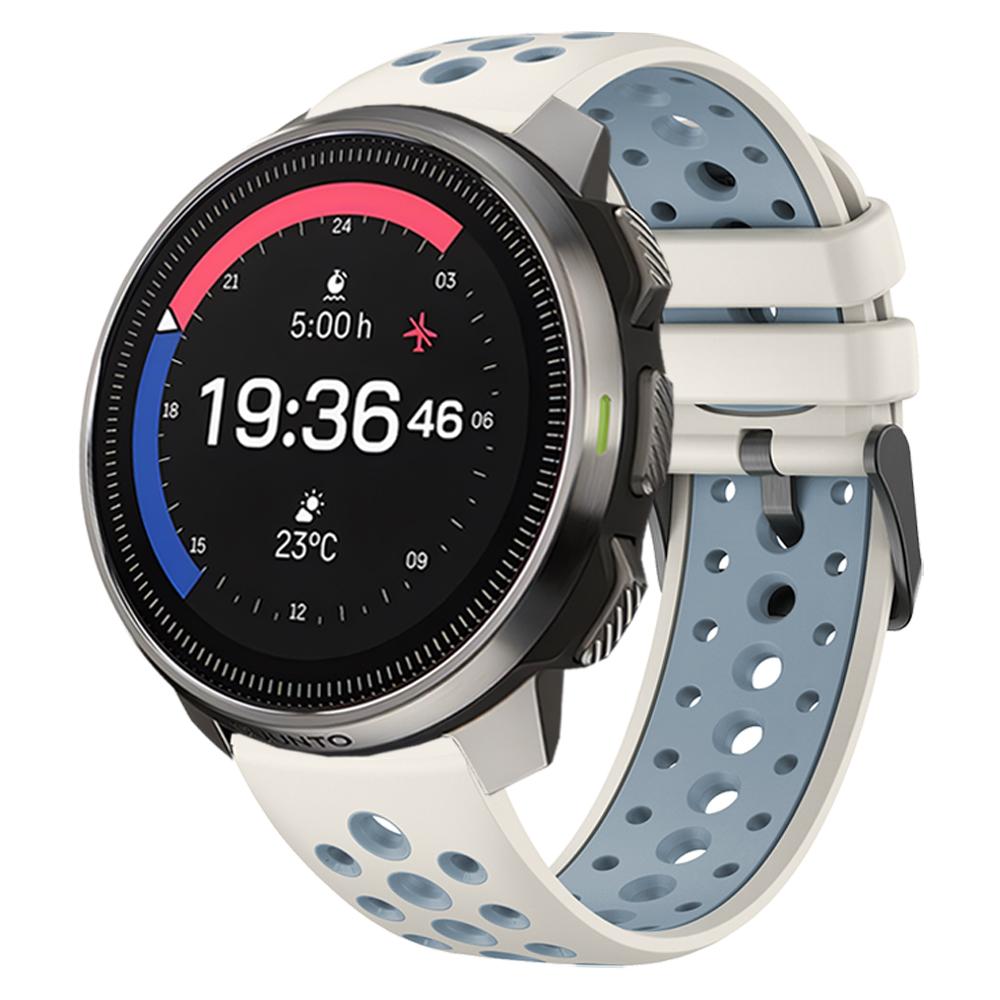 Двухцветный спортивный силиконовый ремешок 22 мм для часов Suunto RACE S / Vertical / 5 9 Peak Pro, ремешок-браслет Suunto Ocean