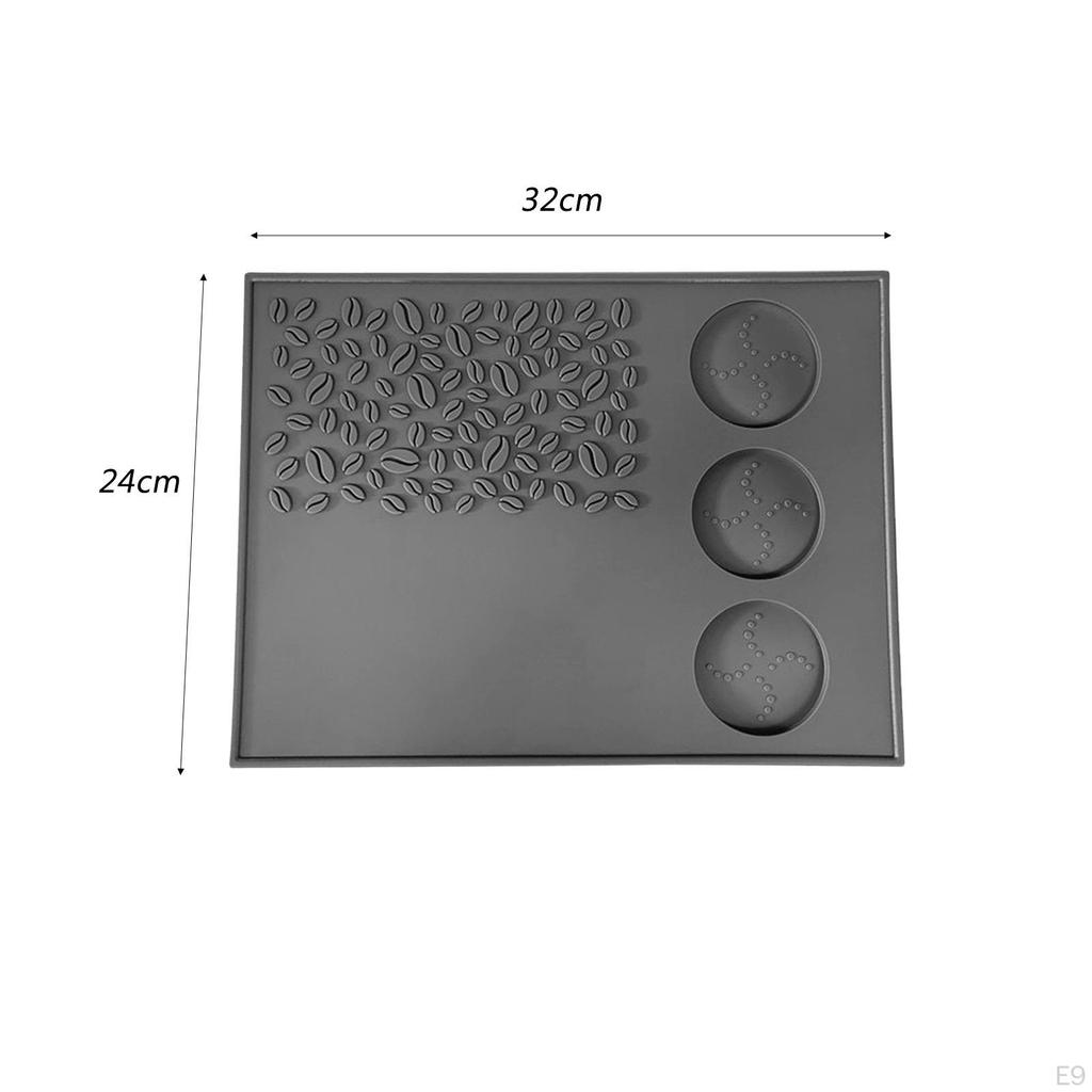 Коврик для тампера для кофе Barista Tamp Pad Многоразовый пресс для зерен Силикон для эспрессо