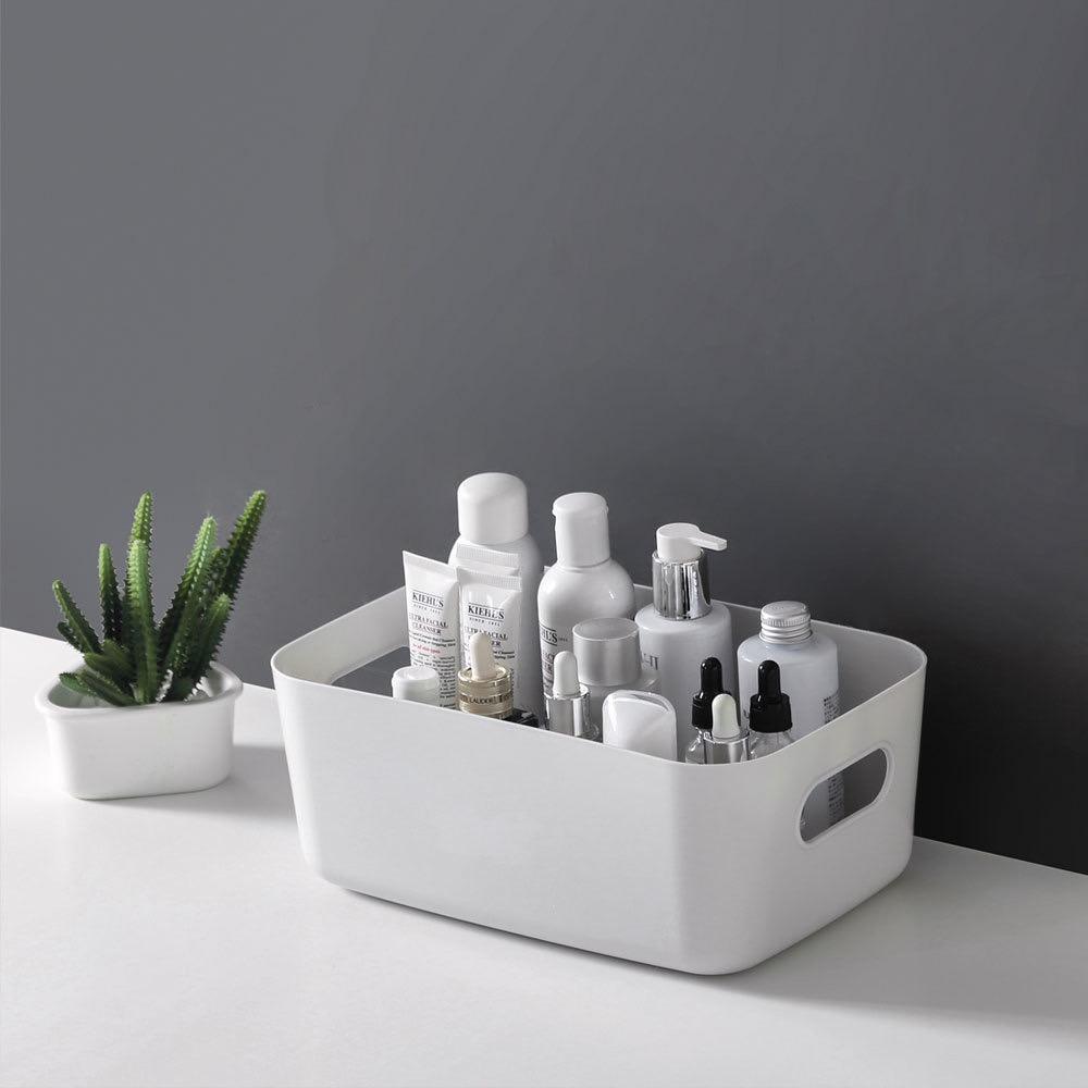 Storage Box Desktop Plastic Box Cosmetic Organizer Box Kitchen Storage Box Snack Storage Basket