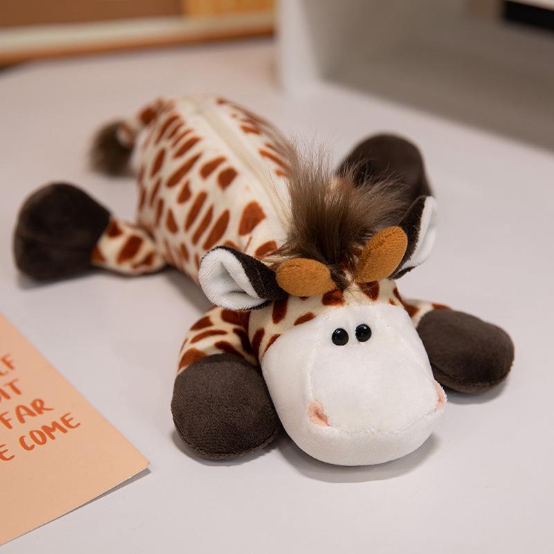 Cute Capybara Plush Pencil Case - High-Value Stationery Storage Bag for Students and Office Use