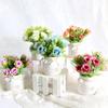 1 шт. Декор для вечеринки, свадебный декор, украшение в виде бонсай, модная керамическая ваза, романтическое поддельное растение, искусственный цветок, роза в горшке