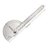 Angle Ruler Single Arm Stainless Steel Angle Gauge 180 Degree Adjustable Semicircular Indexing Gauge Protractor Angle Ruler