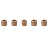 10pcs Sintered Bronze Bearing Sleeve Gold Plain Bearings Durable Bronze Bushings  Machine Tools