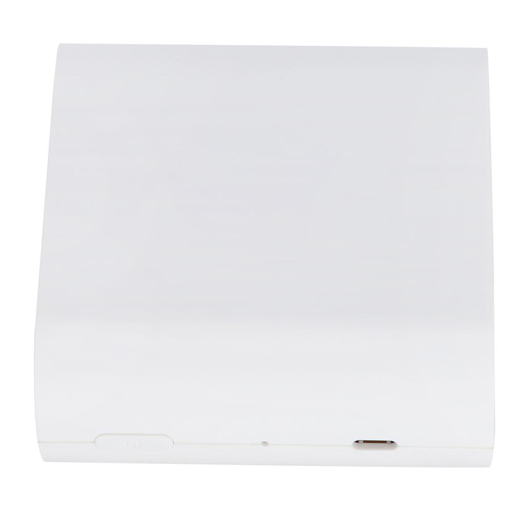 Mini Printer 200DPI White Pocket Portable 9.8x8.5x3.7cm TypeC Thermal Printing Device 5V/1A